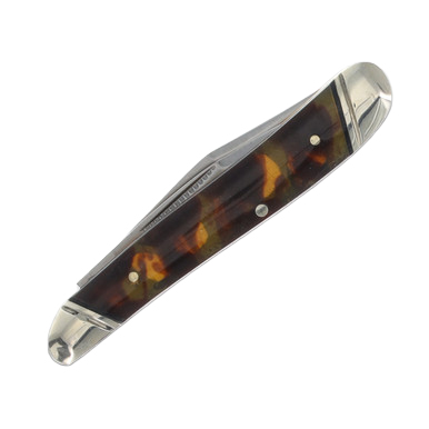 Rough Ryder Synthetic Tortoise Shell Two-Blade Peanut Folding Knife RR2448 View 3