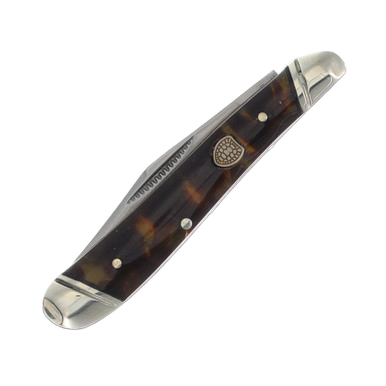 Rough Ryder Synthetic Tortoise Shell Two-Blade Peanut Folding Knife RR2448 View 4