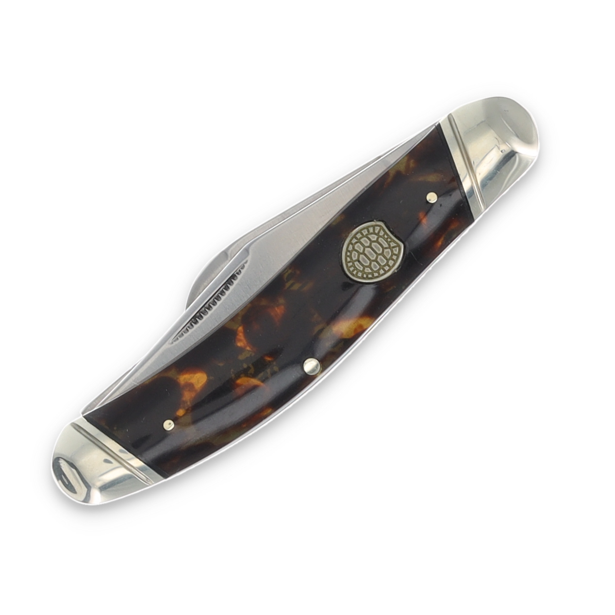 Rough Ryder Tortoise Shell Sowbelly Folding Knife RR2449 View 3