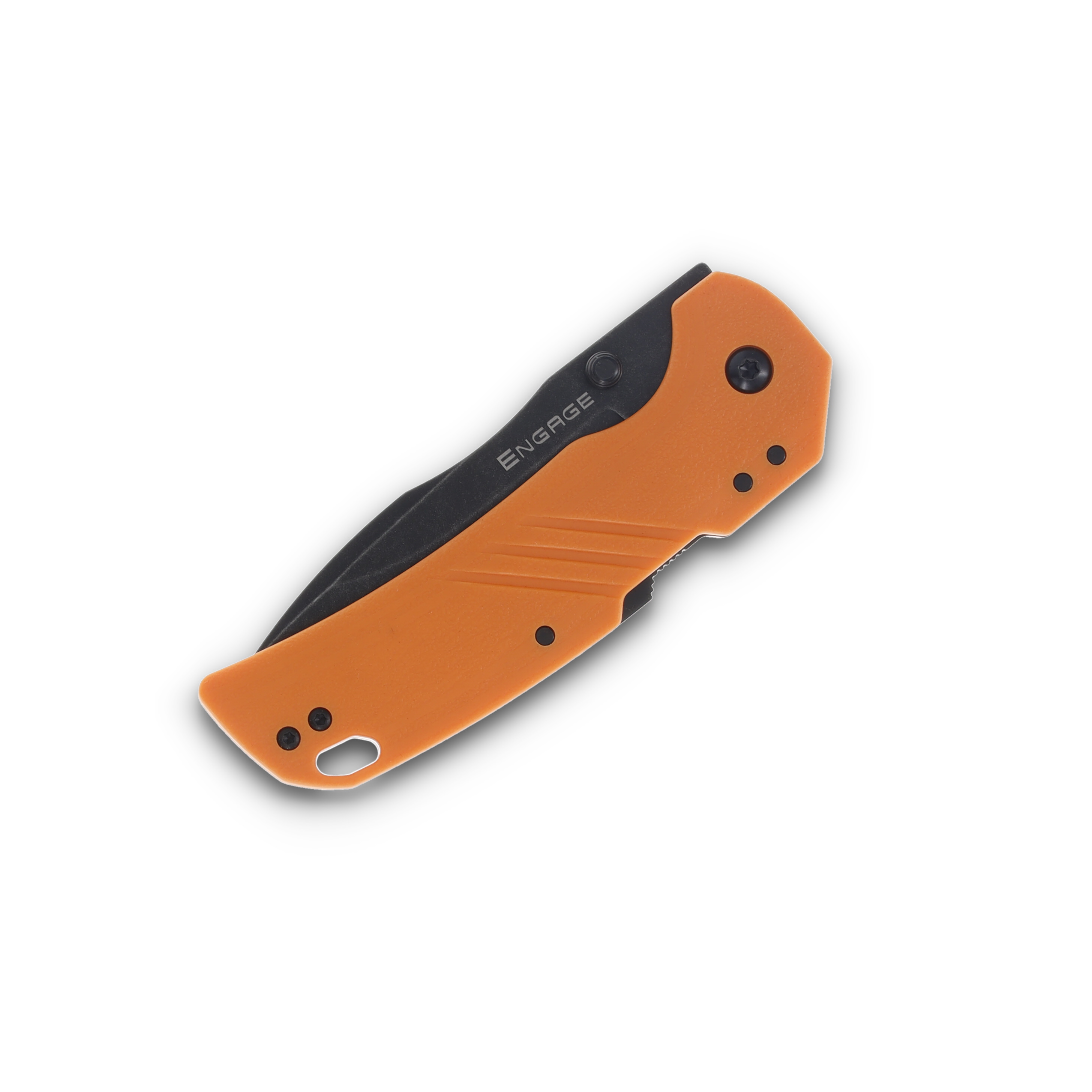 Cold Steel Drifter Blaze Orange Folding Knife 3in Clip Point Blade CSFL30DPLDBO View 5