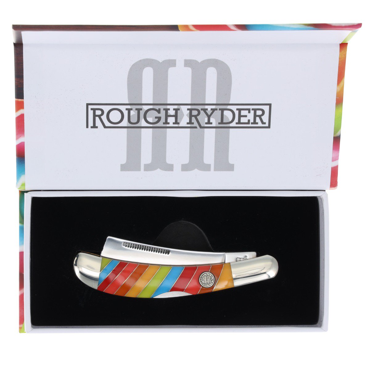 Rough Ryder Lollipop Razor Lockback Folding Knife RR2471 View 9