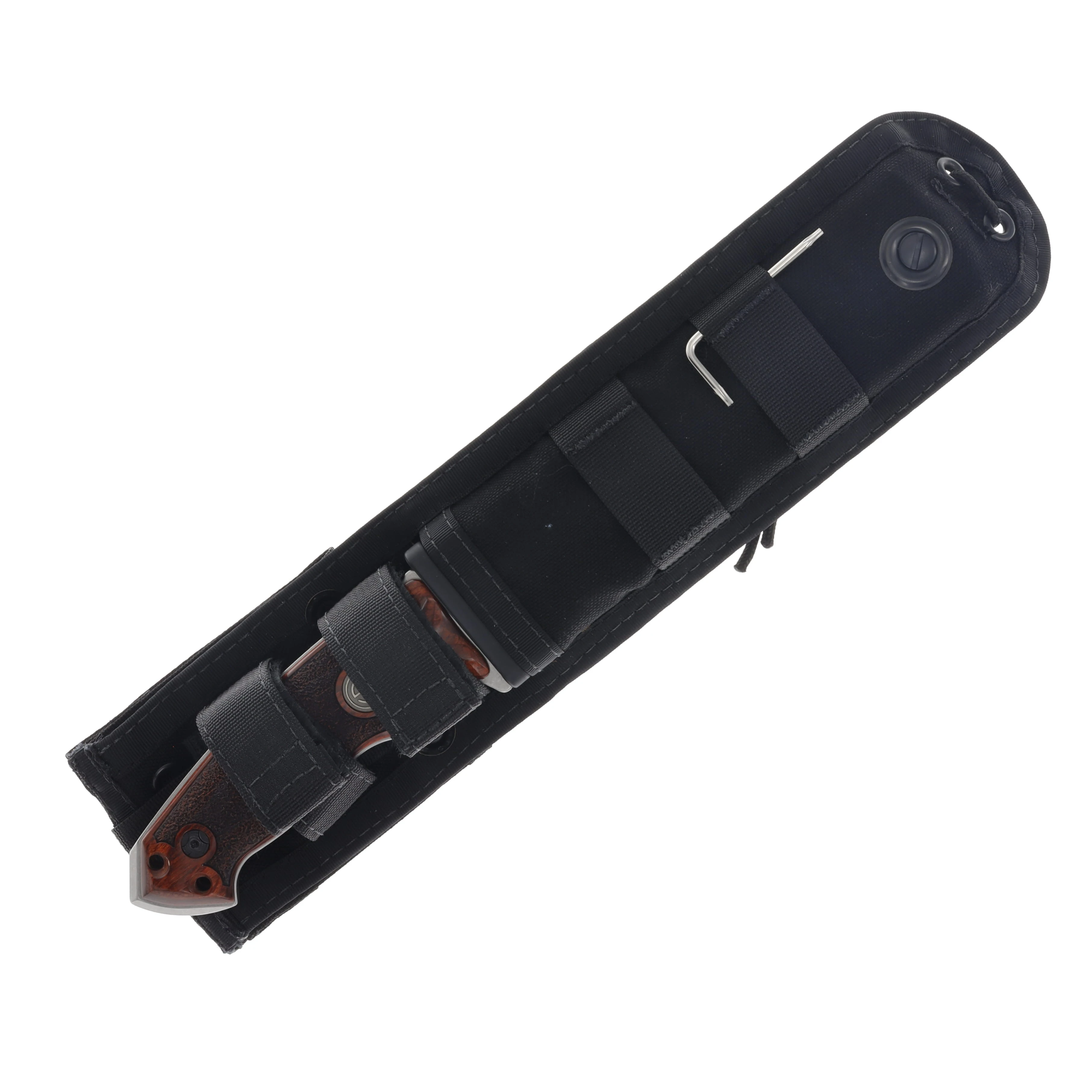 Hogue SIG EX-F01 Fixed Blade Rosewood 5.5in Plain Tumbled Drop Point HG37175 View 3