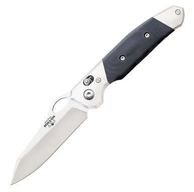 Bear & Son Slide Lock Folding Knife Black G-10 View 1