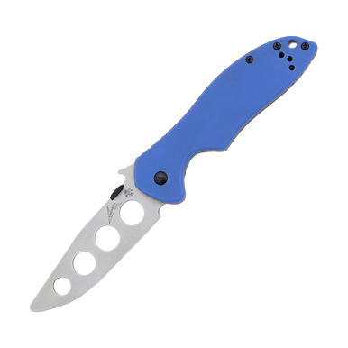 Kershaw Emerson E-Train Folding Knife 3.2in Stonewash Unsharpened Blade View 2