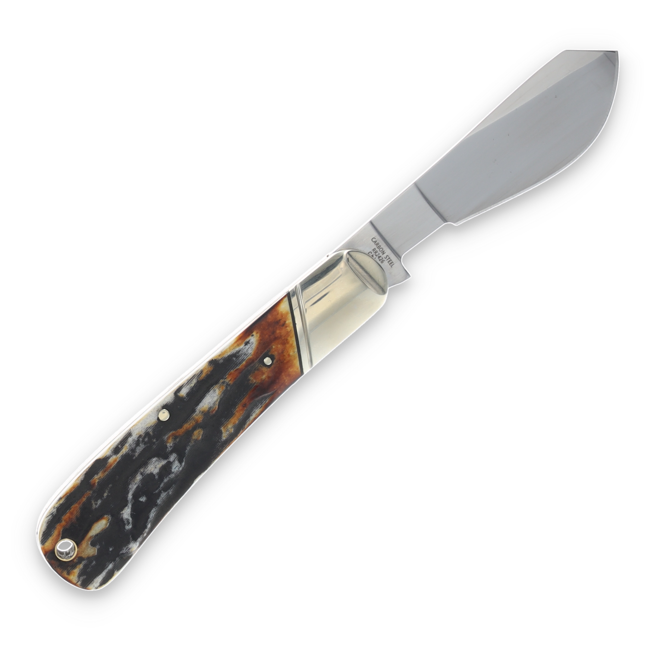 Rough Ryder Classic Cinnamon Bone Stag Cotton Sampler Folding Knife RR2426 View 2