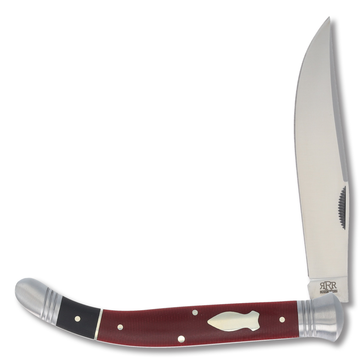 Rough Ryder Reserve Sabacc Burgundy Micarta Folding Knife RRR025 View 2