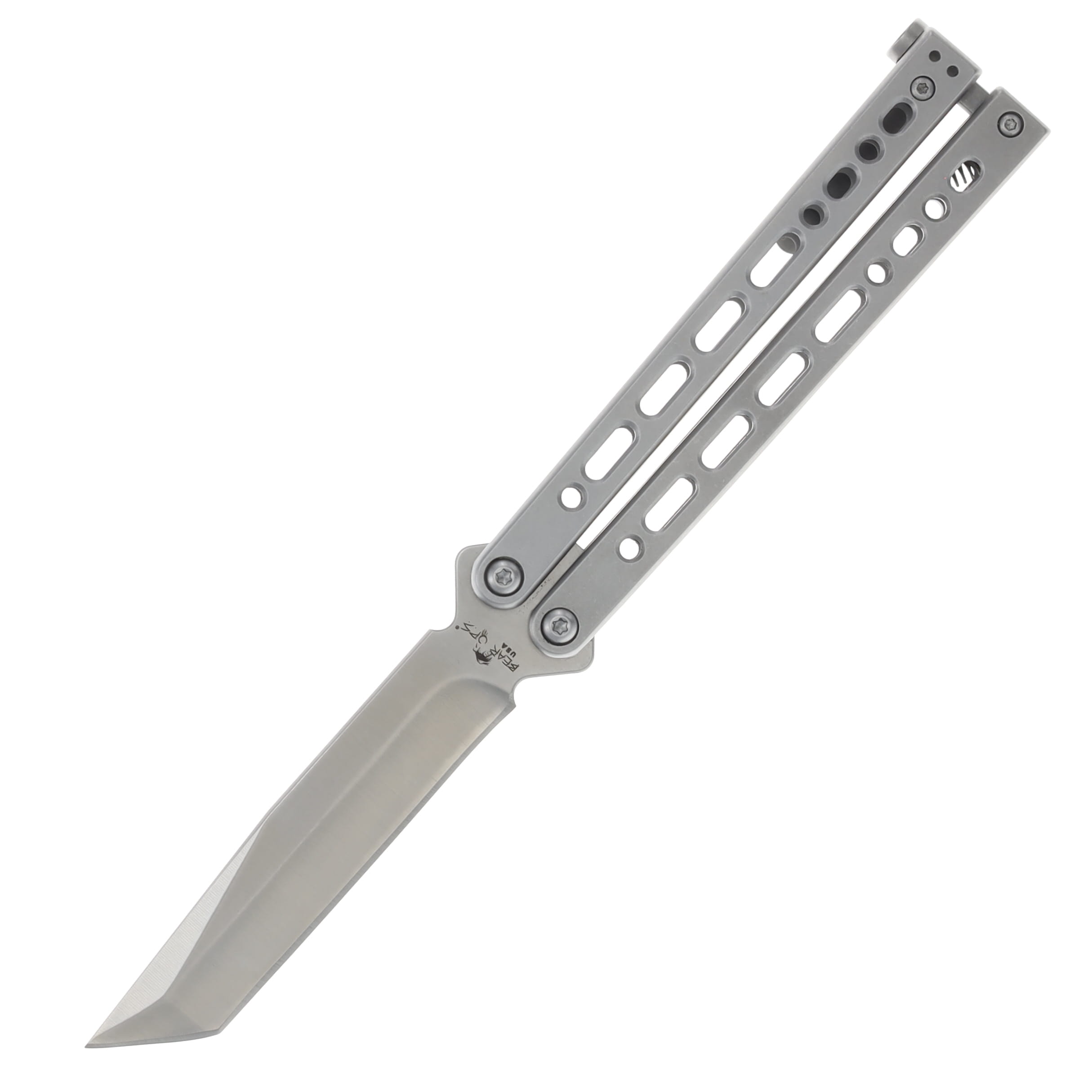 Bear & Son Small Bear Song IX Balisong Tanto/Grey Stainless BRB910SSS View 1