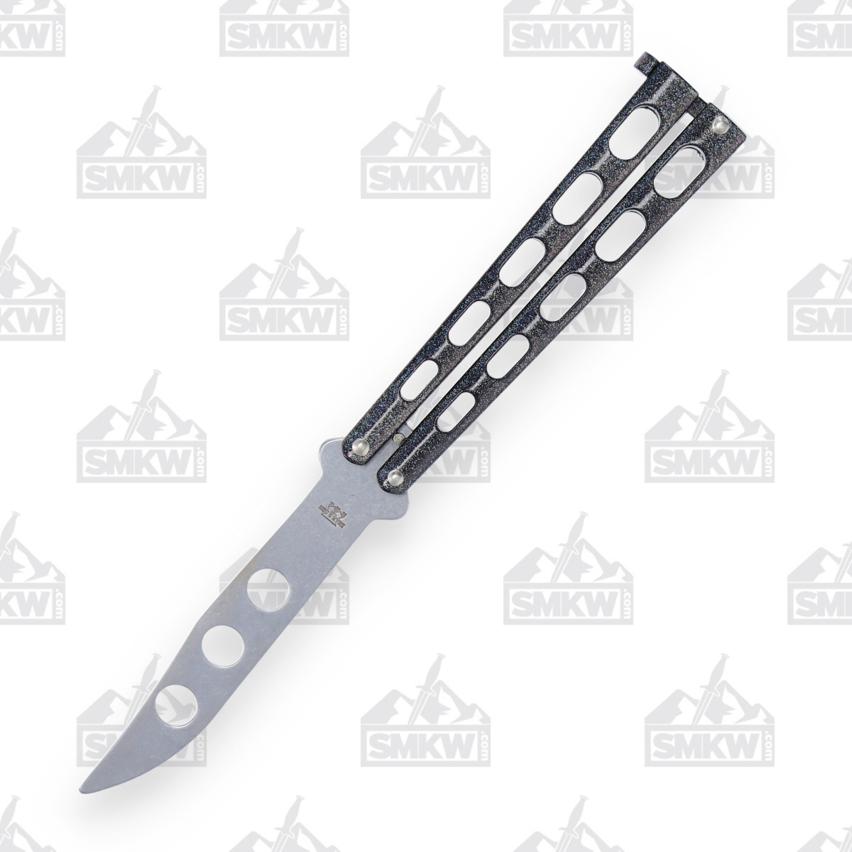 Bear & Son Galaxy Balisong Trainer Bead Blasted BR114GXTR View 2