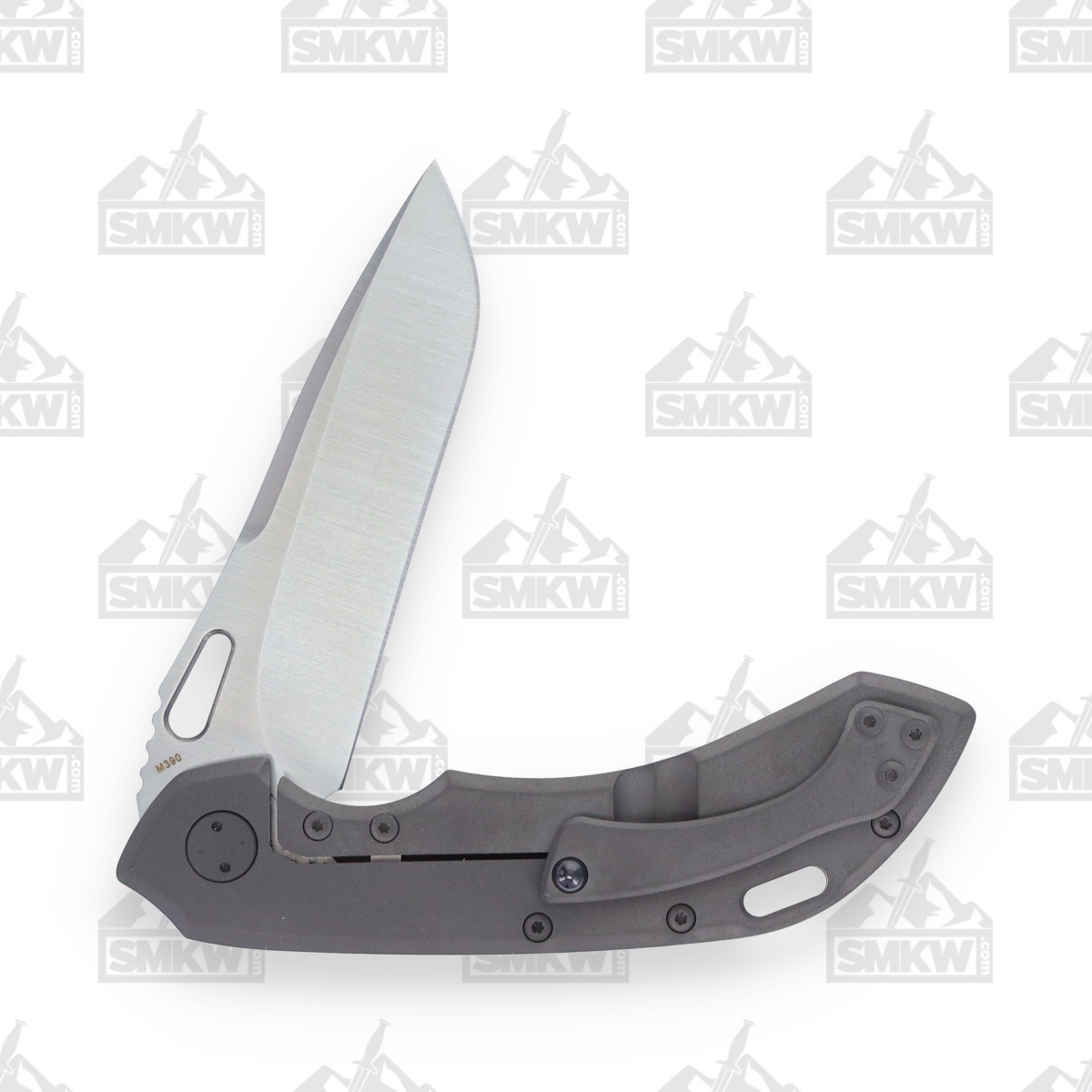 Olamic Wayfarer 247 Folding Knife T345-T Dark Blast with Hammered Copper Inlay T345T View 10