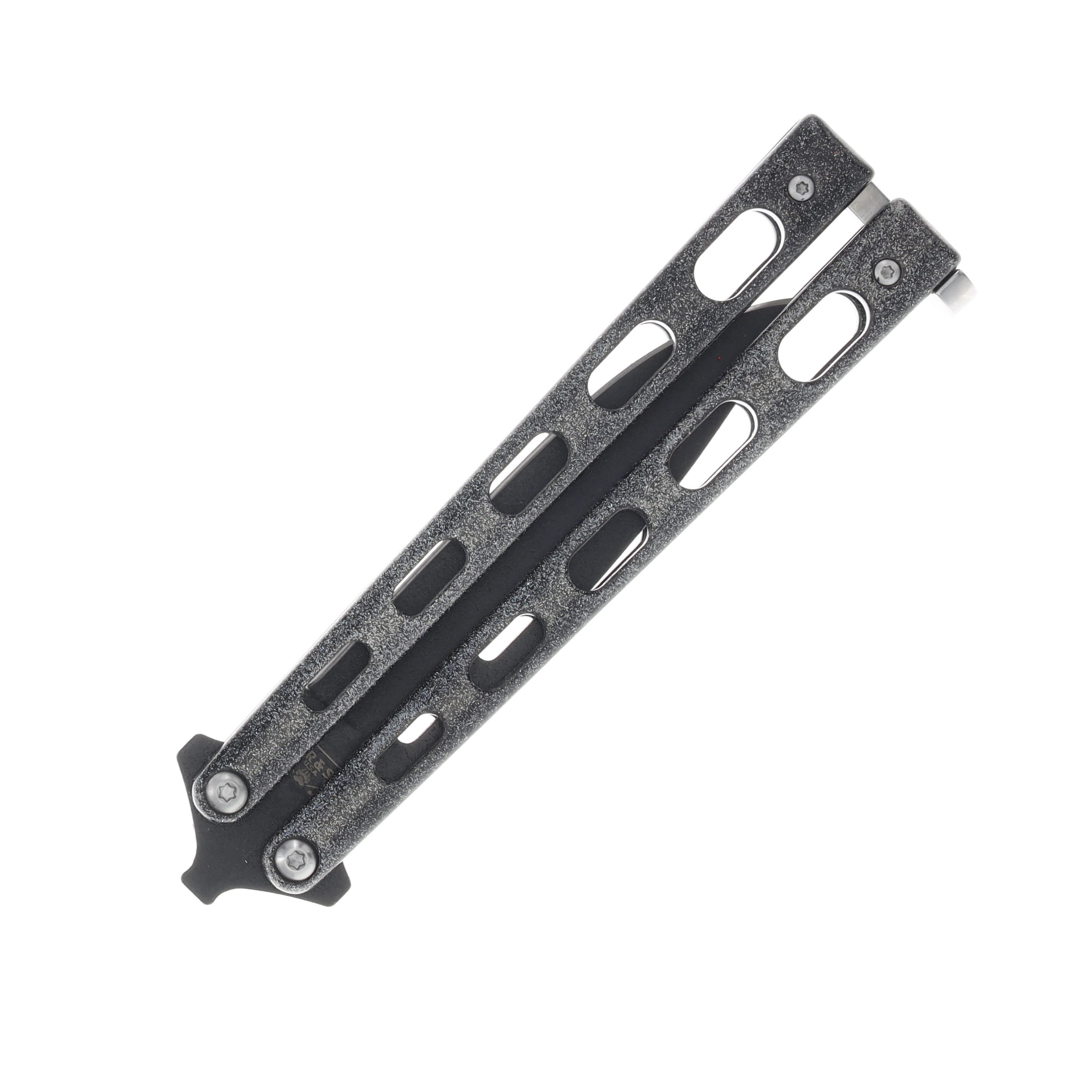 Bear & Son Galaxy Balisong Black Spear Point BR115GX View 4