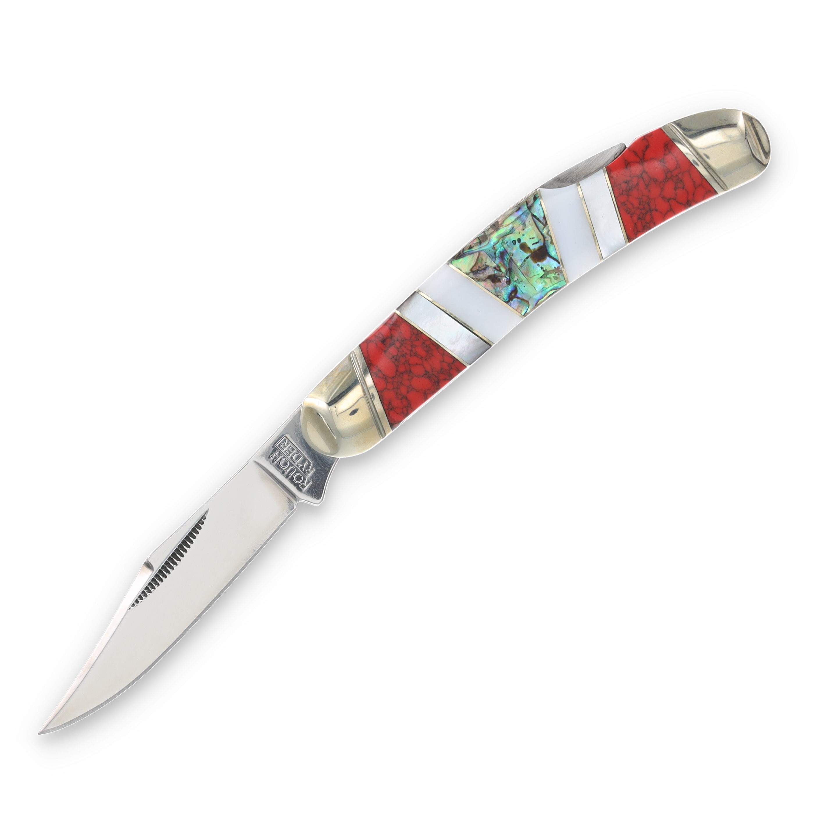 Rough Ryder Stoneworx Single-Blade Sowbelly Folding Knife RR2407