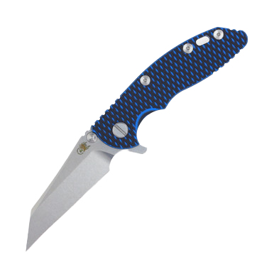 Hinderer XM-18 3.0" Wharncliffe SW Blue/Black G-10 View 2