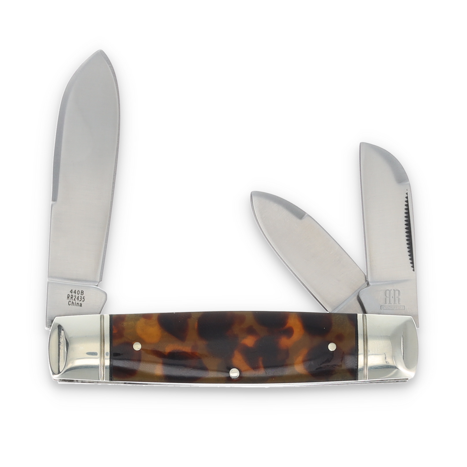 Rough Ryder Imitation Tortoise Whittler Folding Knife RR2435 View 2
