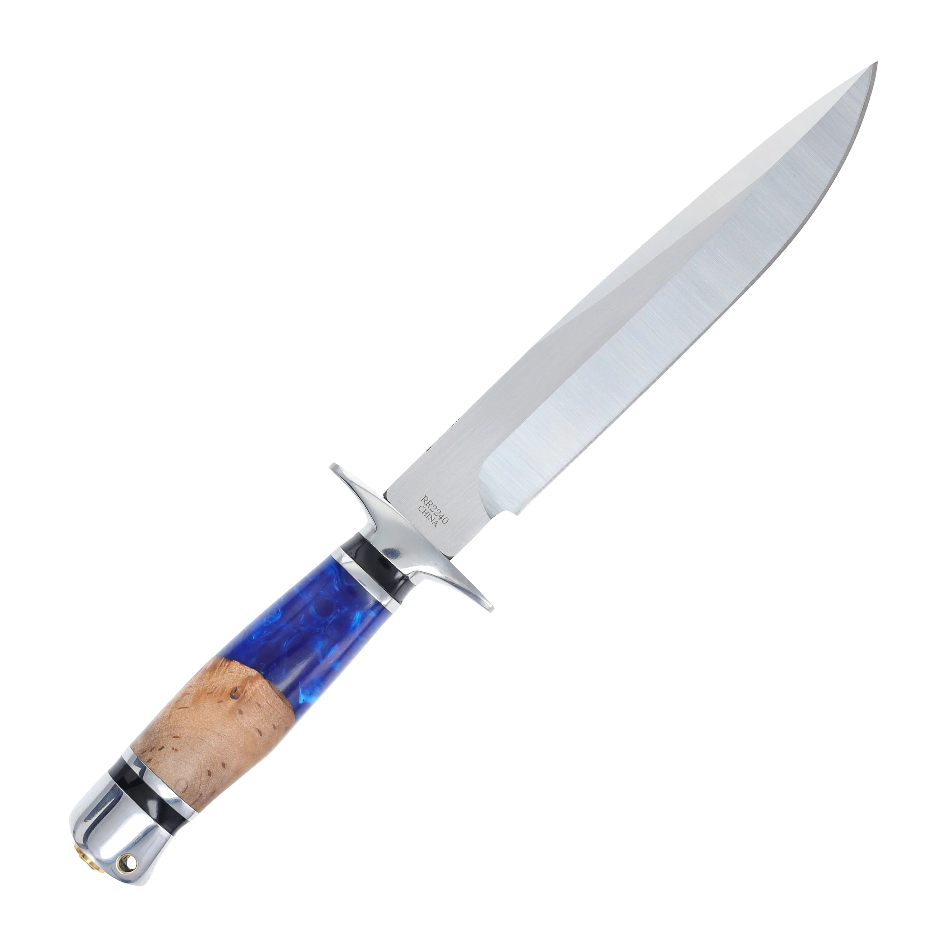 Rough Ryder Shoreline Blue Resin and Wood Bowie RR2240 View 2