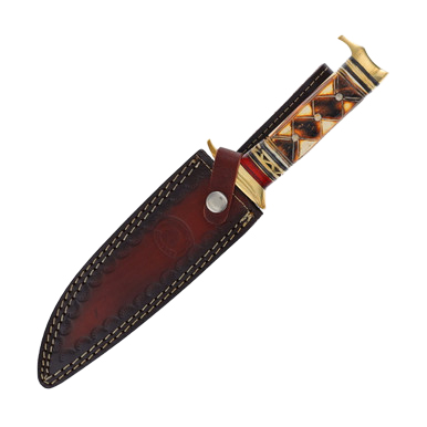 Frost Cutlery Chipaway Classic Falcon Torched Bone Bowie FRCW700TB View 3