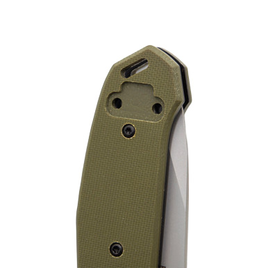 Bear & Son Bear Ops Bold Action V Automatic Knife OD Green G-10 View 4