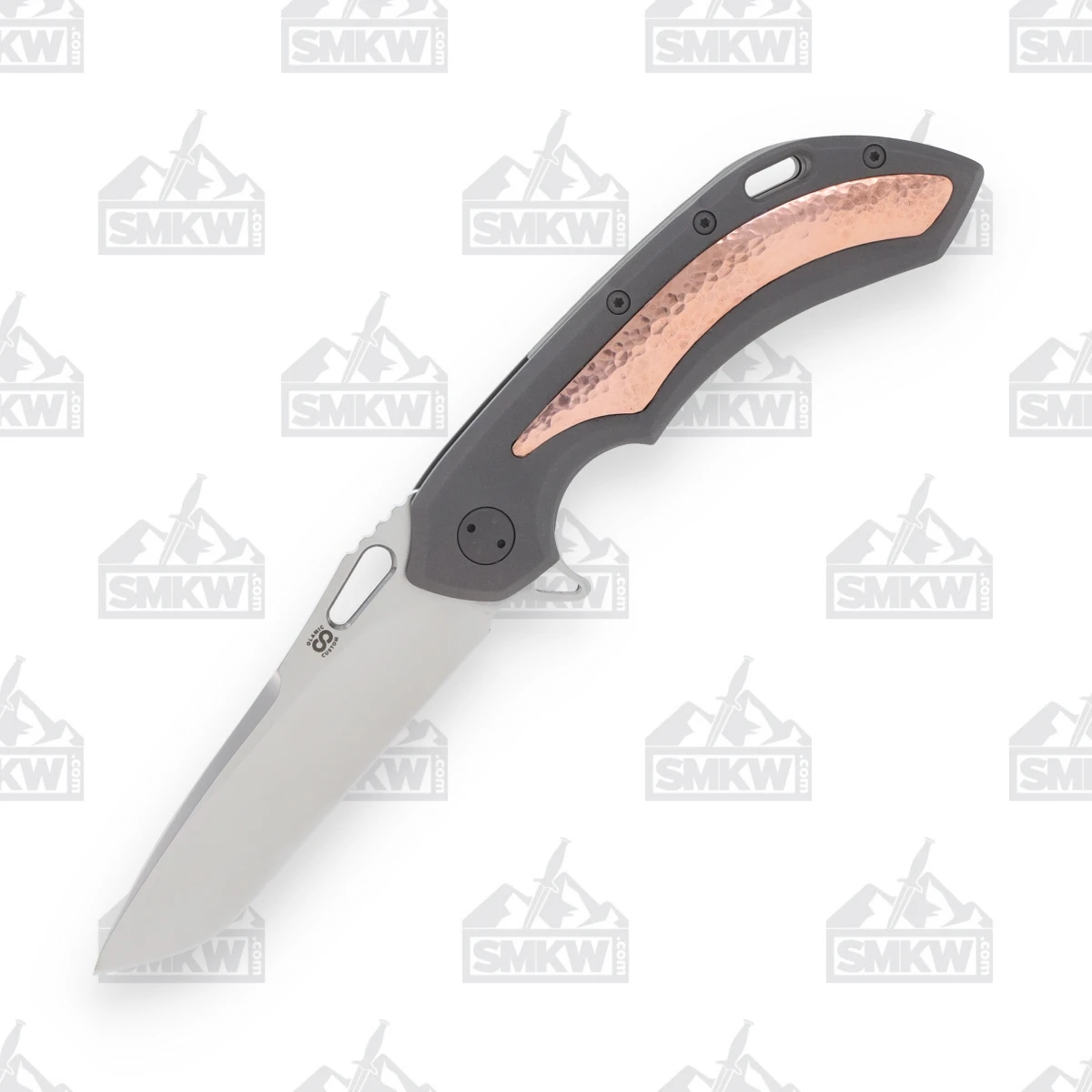 Olamic Wayfarer 247 Folding Knife T353-T Dark Blast Copper Tanto T353T View 6