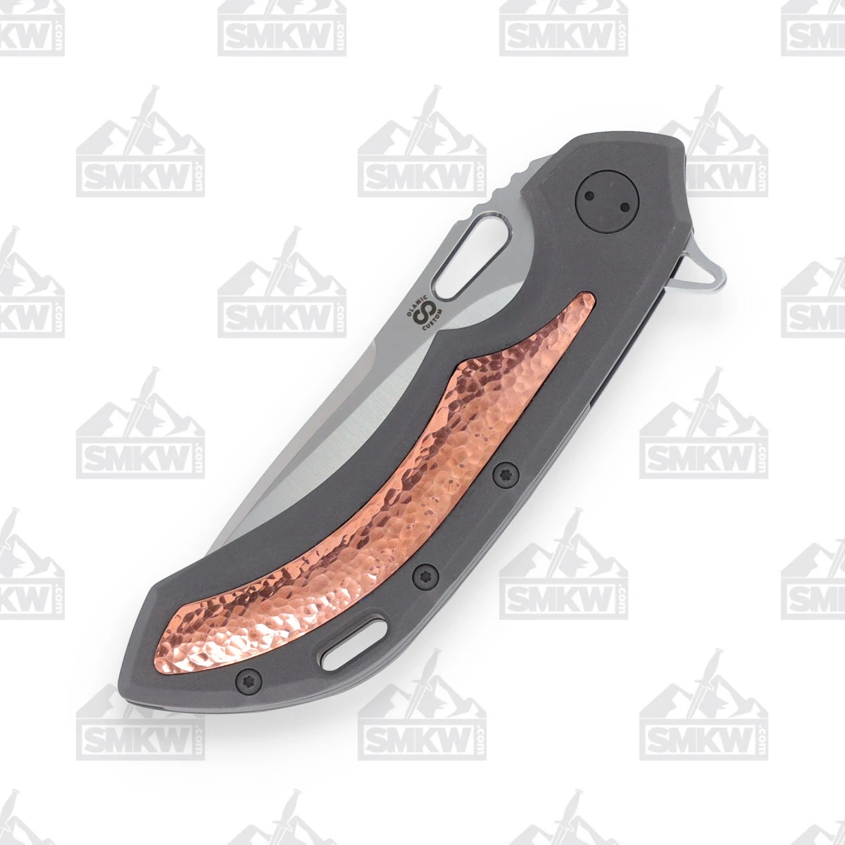 Olamic Wayfarer 247 Folding Knife T353-T Dark Blast Copper Tanto T353T View 12