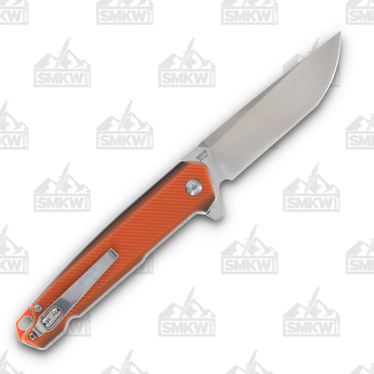 Marbles D2 Orange G-10 Spring-Assisted Folding Knife 3.63in Drop point MR638 View 2