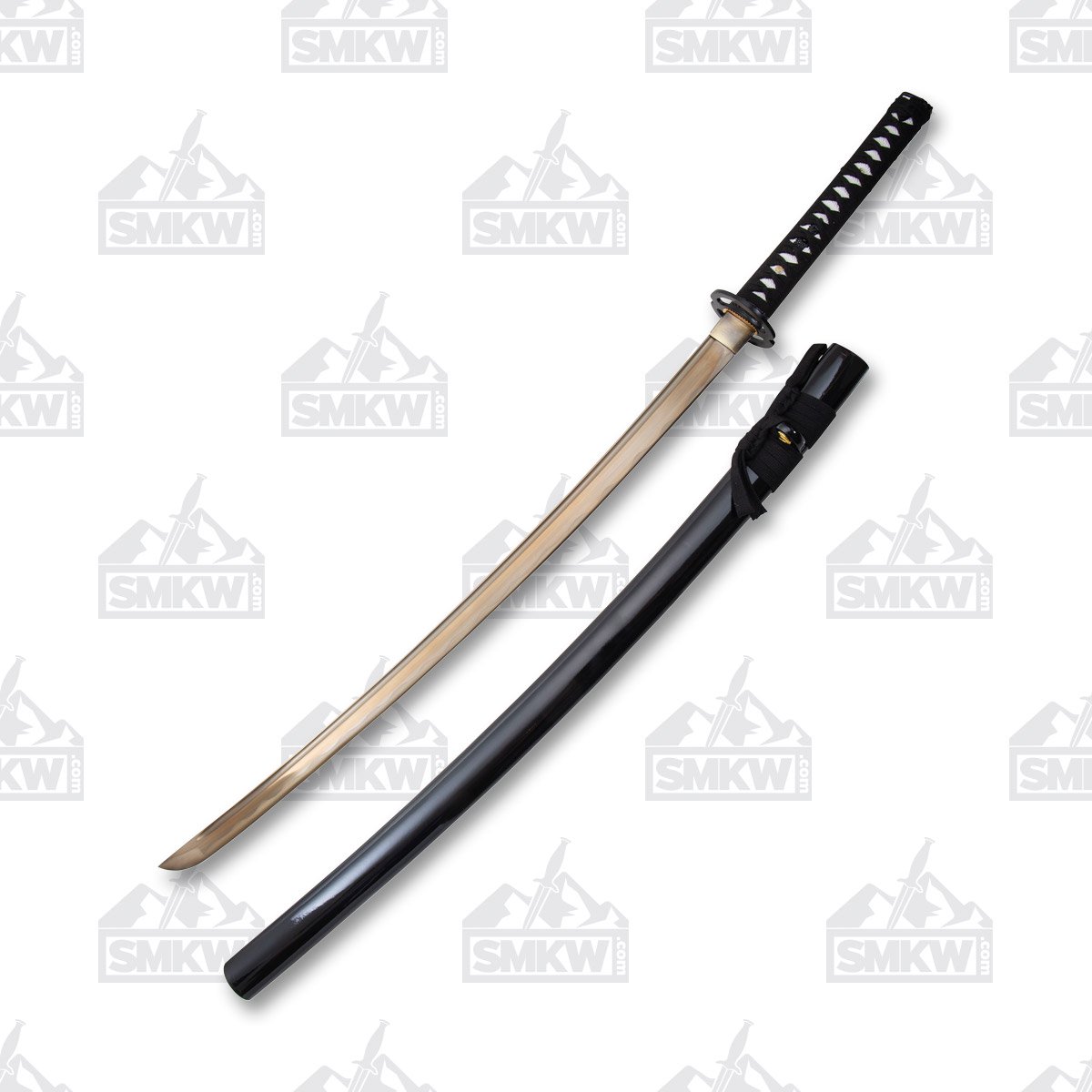 40in Gold Carbon Steel Hand Forged Katana Display Sword NTKON17GD View 1