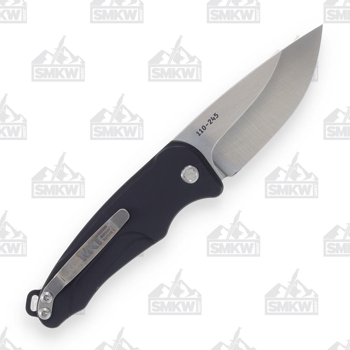 Medford Smooth Criminal Automatic Knife Tumbled Drop Point/Black View 3