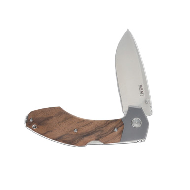 MKM Knives Rumici Hero Lockback Walnut Folding Knife 3.75in Drop Point MKHRWNT View 2