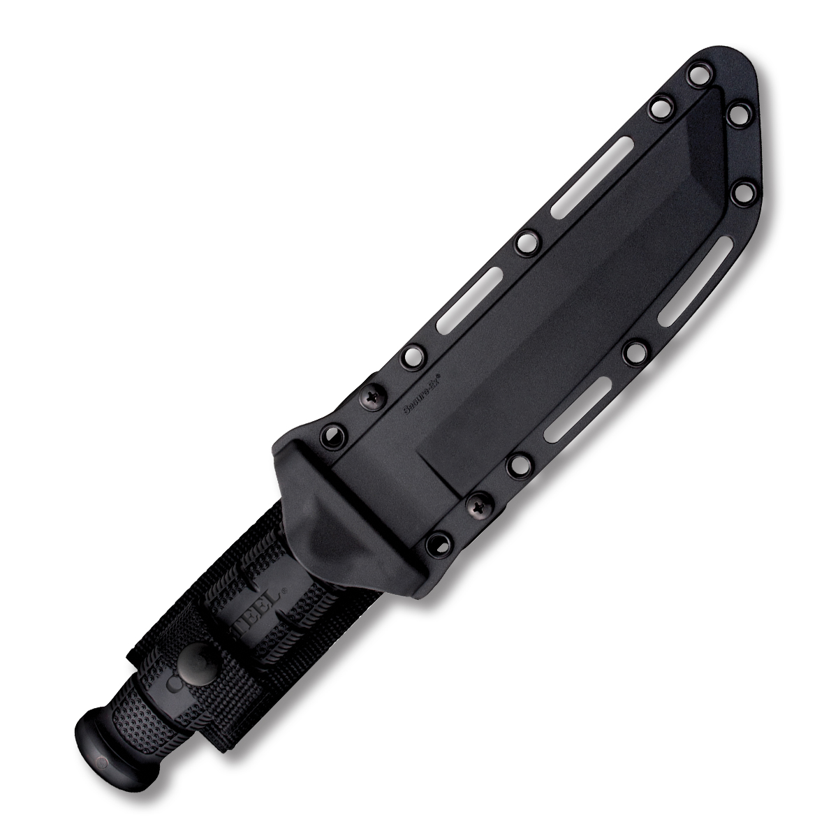 Cold Steel Leatherneck Tanto Fixed Blade 7in Black Powder Coated Blade CS39LSFCT View 2