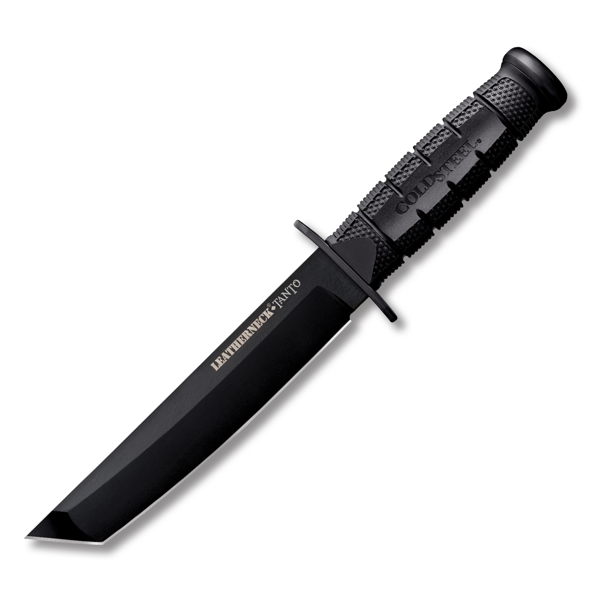 Cold Steel Leatherneck Tanto Fixed Blade 7in Black Powder Coated Blade CS39LSFCT View 1
