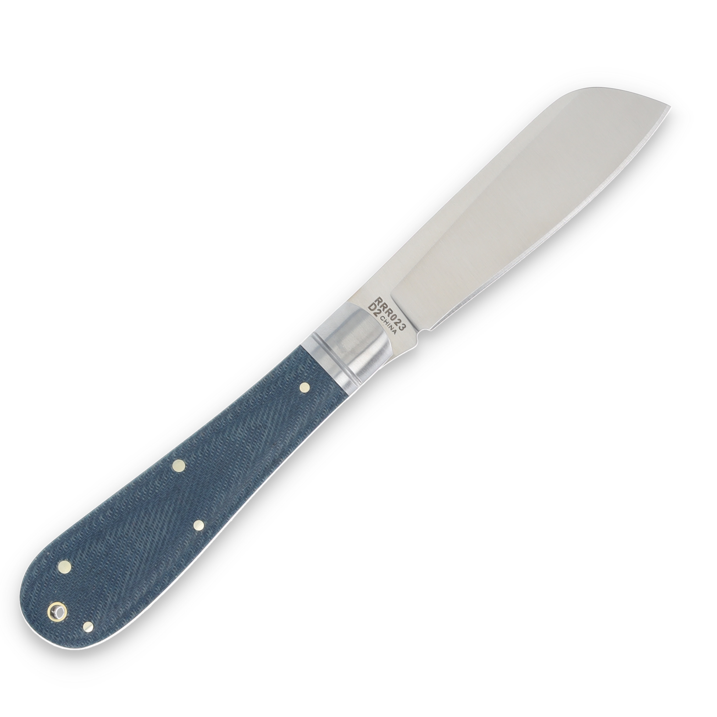 Rough Ryder Reserve Patriarch Folding Knife Blue Denim Micarta RRR023 View 4