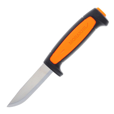 Morakniv Basic 546 Fixed Blade Orange-Black 3.6in Satin Clip Point View 1