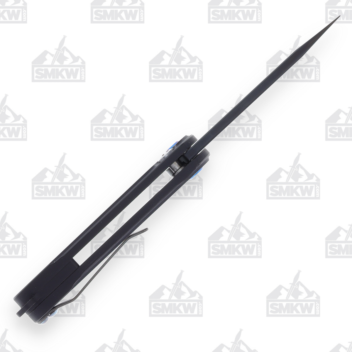 Medford Smooth Criminal OTS Auto Knife Black Flamed - 3in PVD Black Drop Point Plain MKP42ABTFCP View 8
