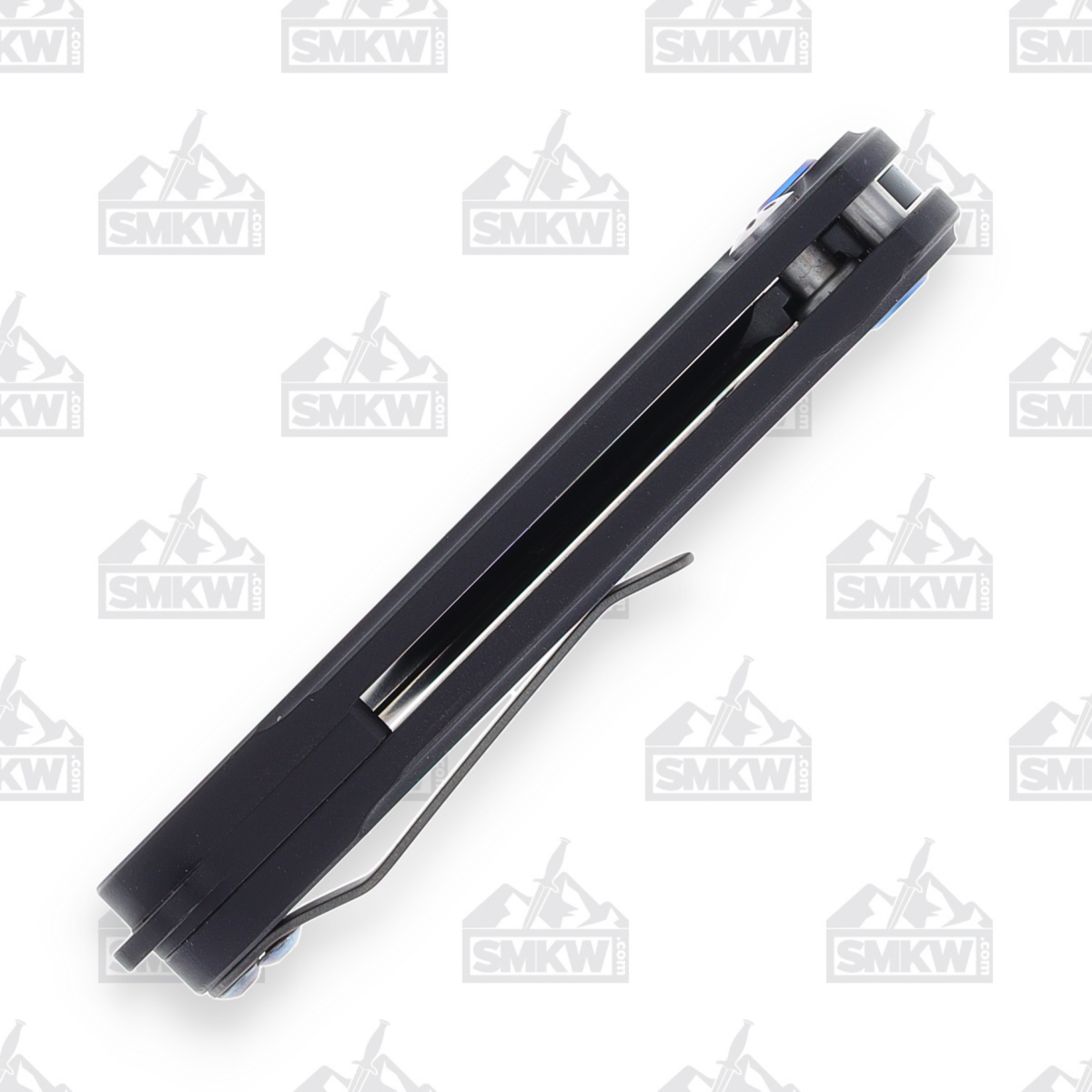Medford Smooth Criminal OTS Auto Knife Black Flamed - 3in PVD Black Drop Point Plain MKP42ABTFCP View 6