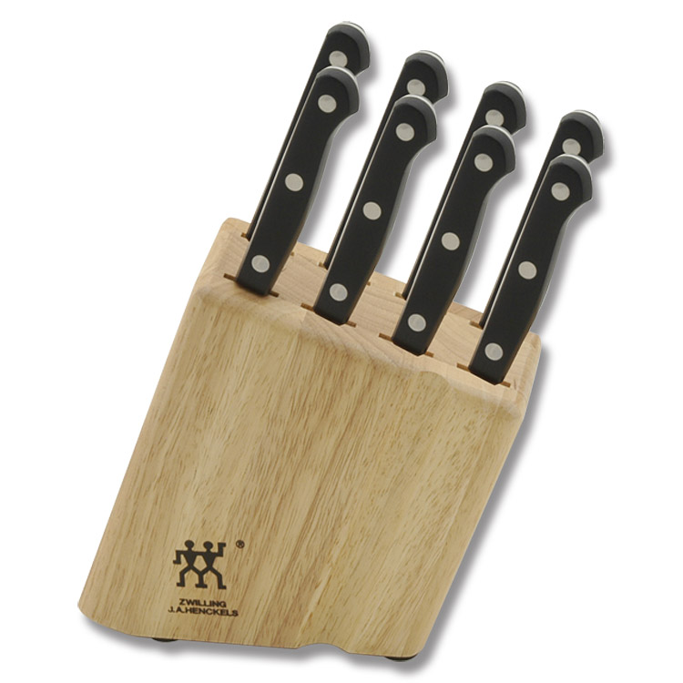 Zwilling J.A. Henckels Gourmet 9pc Steak Knife Block Set 1019396 View 2