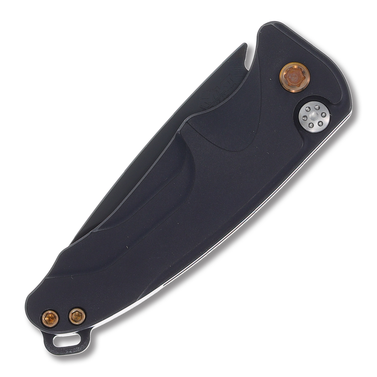 Medford Smooth Criminal OTS Auto Knife Black Bronze - 3in PVD Black Drop Point Plain MKP42ABTICP View 3