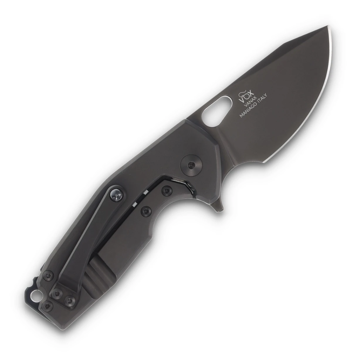 Fox Knives SMKW Exclusive Suru Folding Knife Vanax/White Storm FatCarbon FX526SMWS View 2