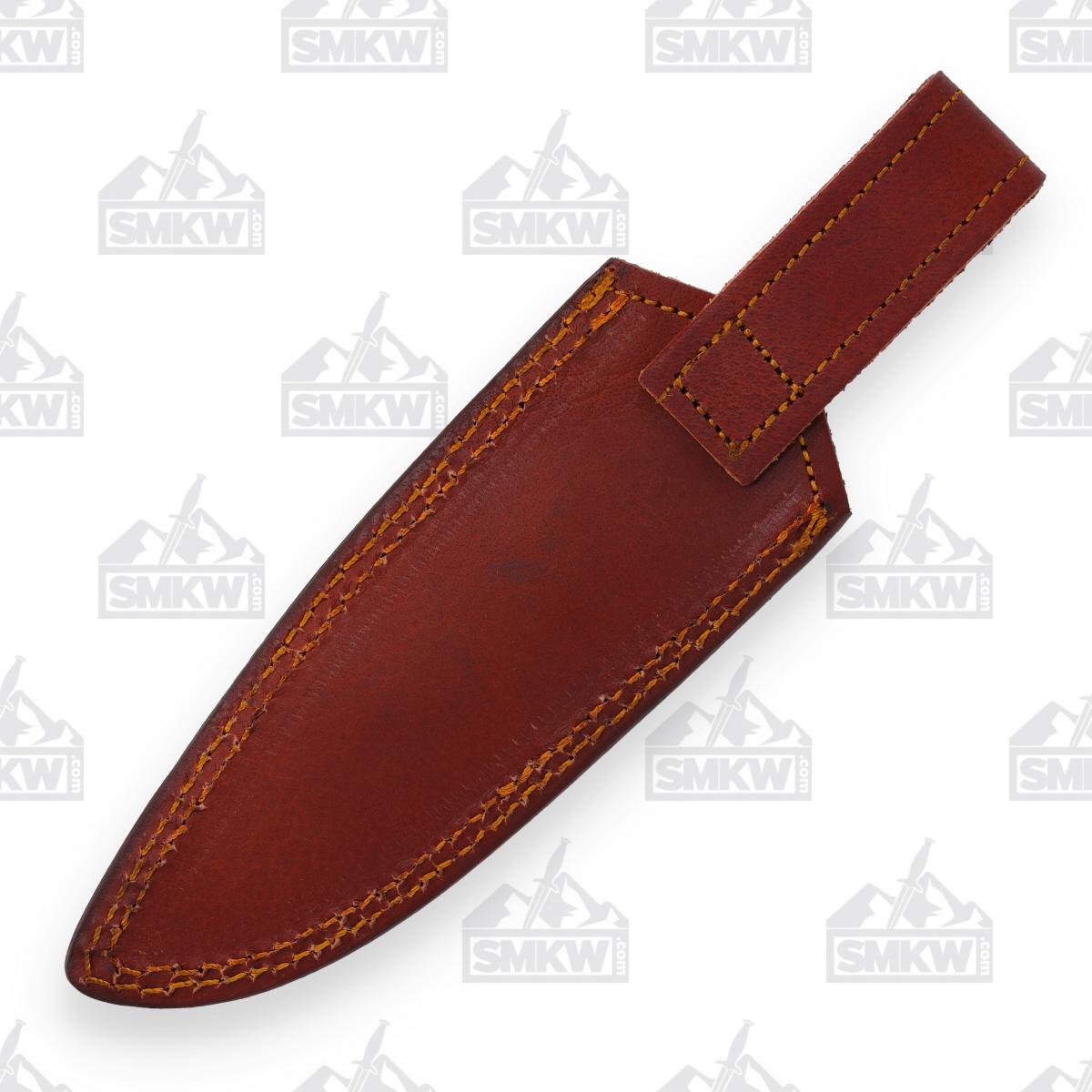 Charcoal Grooved Damascus Hunter Fixed Blade Knife DM1306 View 11