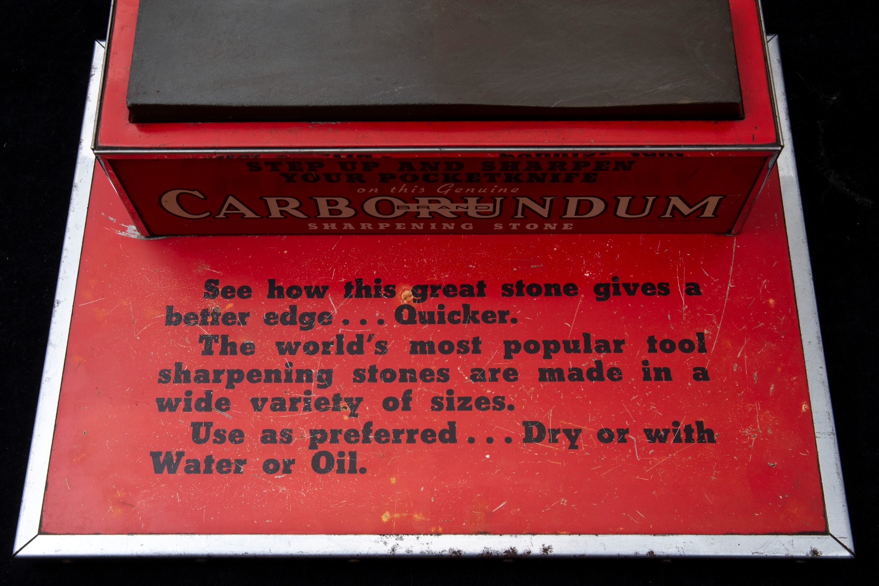 Antique Carborundum Sharpening Display ANTCC335 View 6
