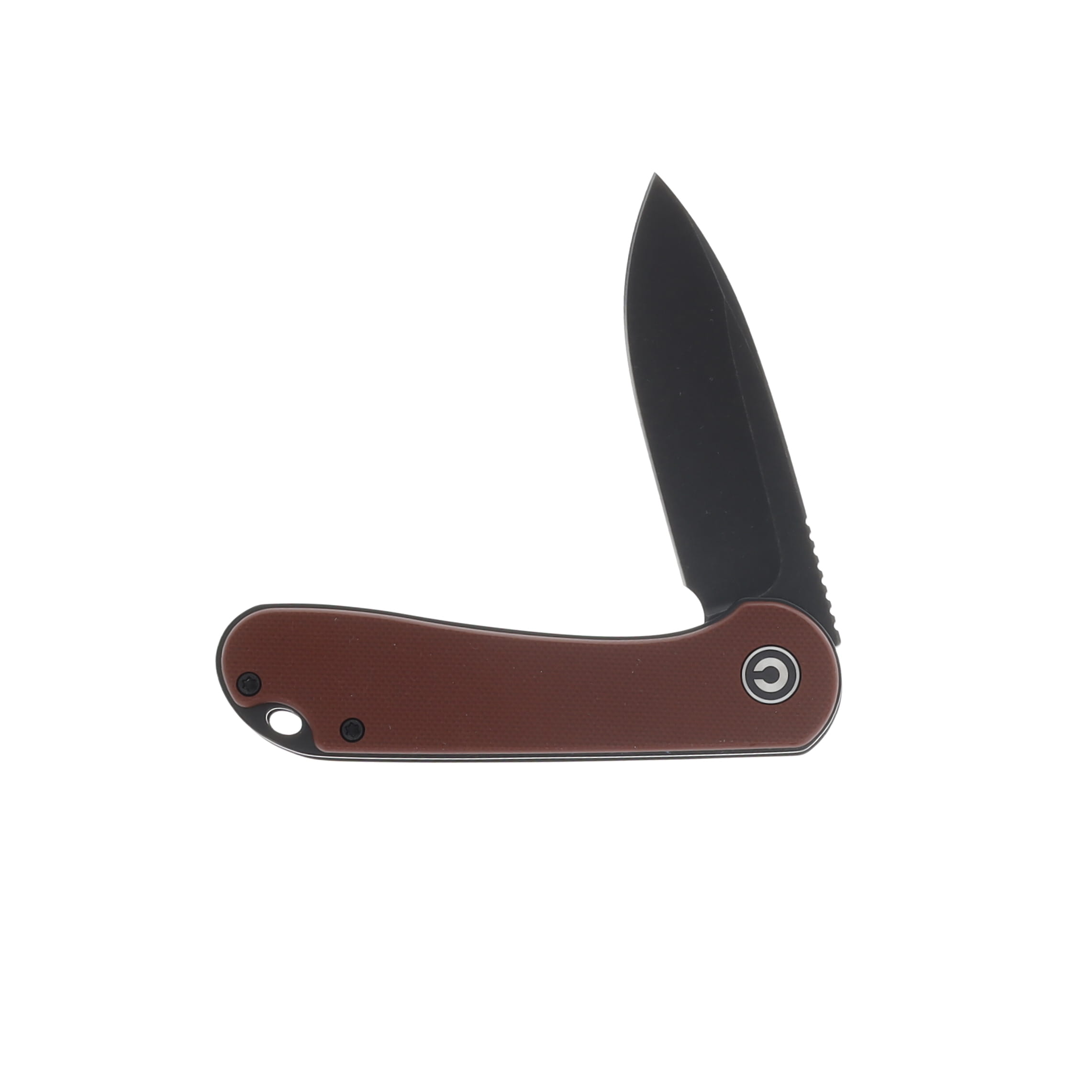 CIVIVI Elementum Burgundy 2.96 Inch Plain Black Stonewash Drop Point WKCC907A1 View 3