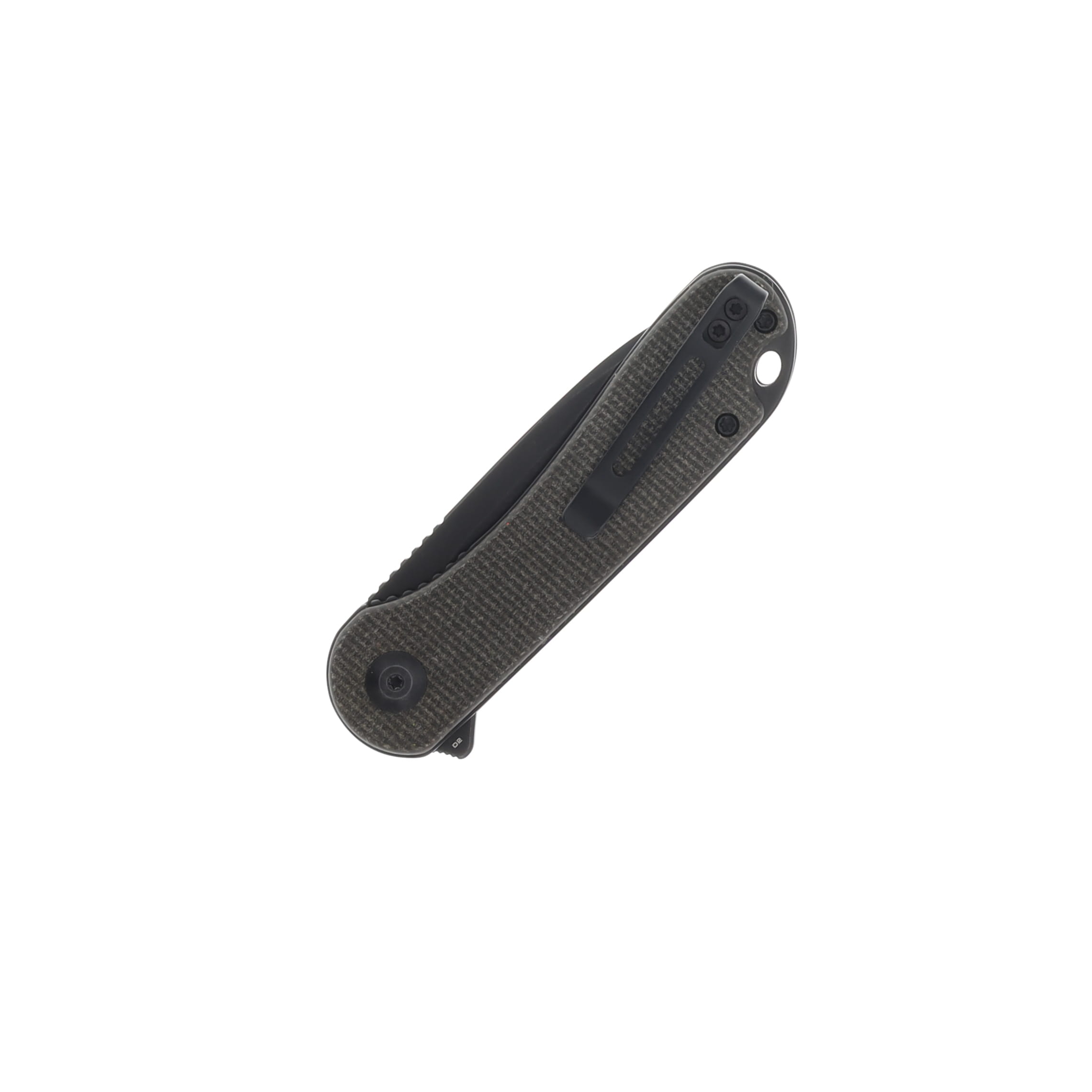 CIVIVI Elementum Dark Green 2.96 Inch Plain Black Stonewash Drop Point WKCC907Z View 4