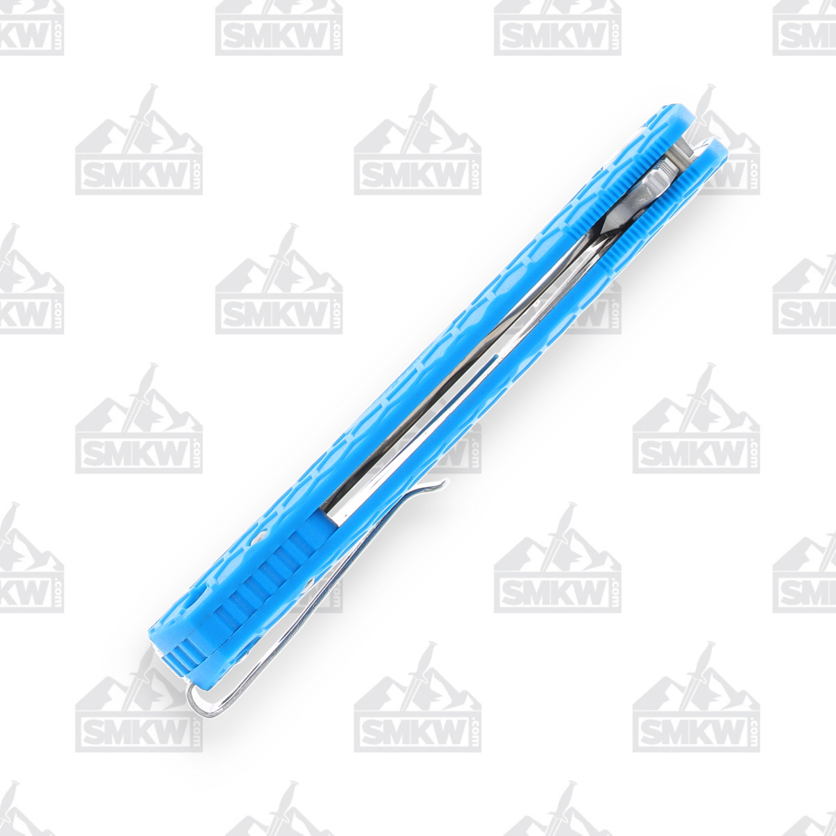 Honey Badge Large Blue FRN Flipper Knife 3.63in Tanto Blade HB1324 View 8