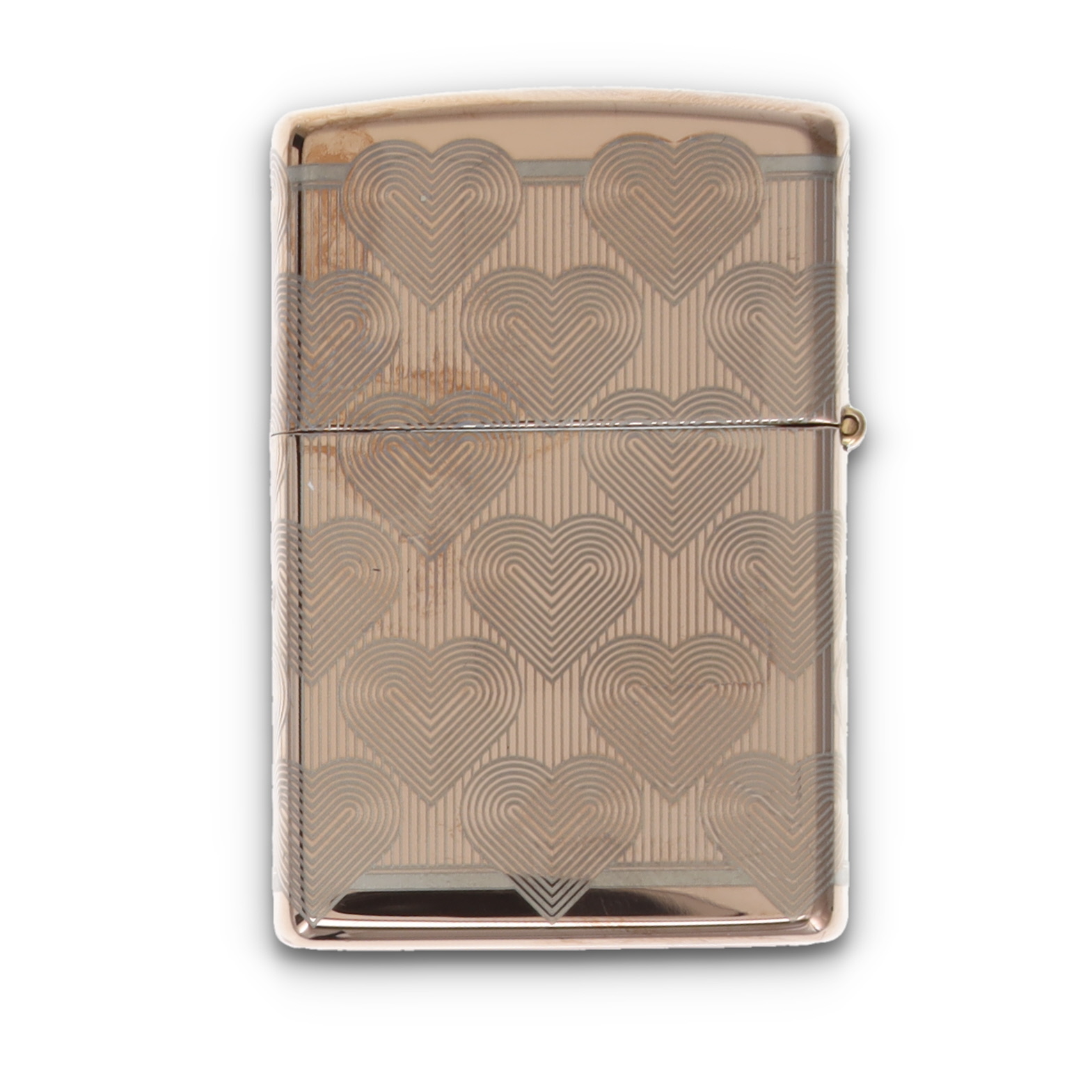 Zippo Lighter Hearts Rose Gold ZP49811 View 3