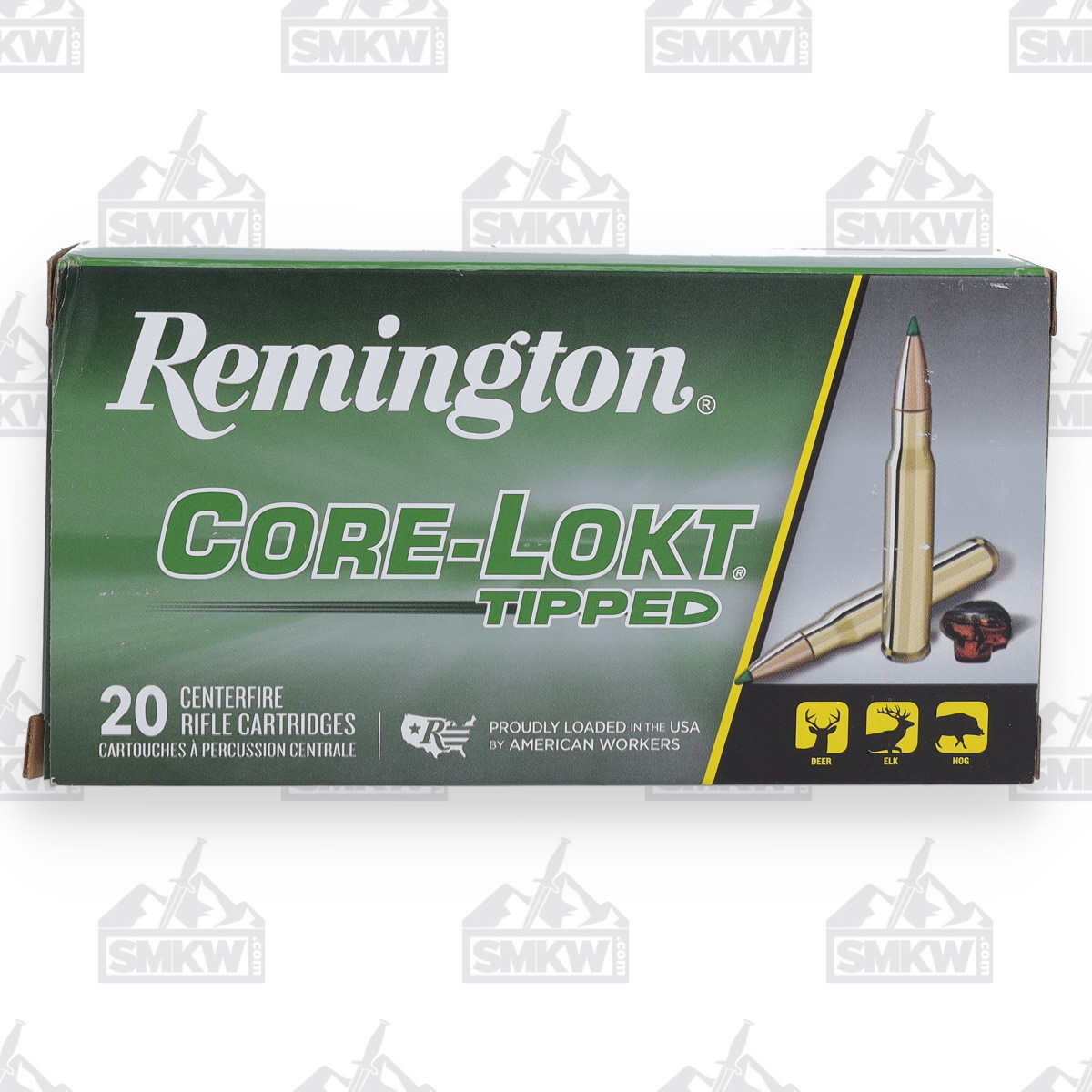 Remington Core-Lokt Tipped Ammo 308 Winchester 180 Grain Core-Lokt Tipped 20 Rounds RT308WC View 2
