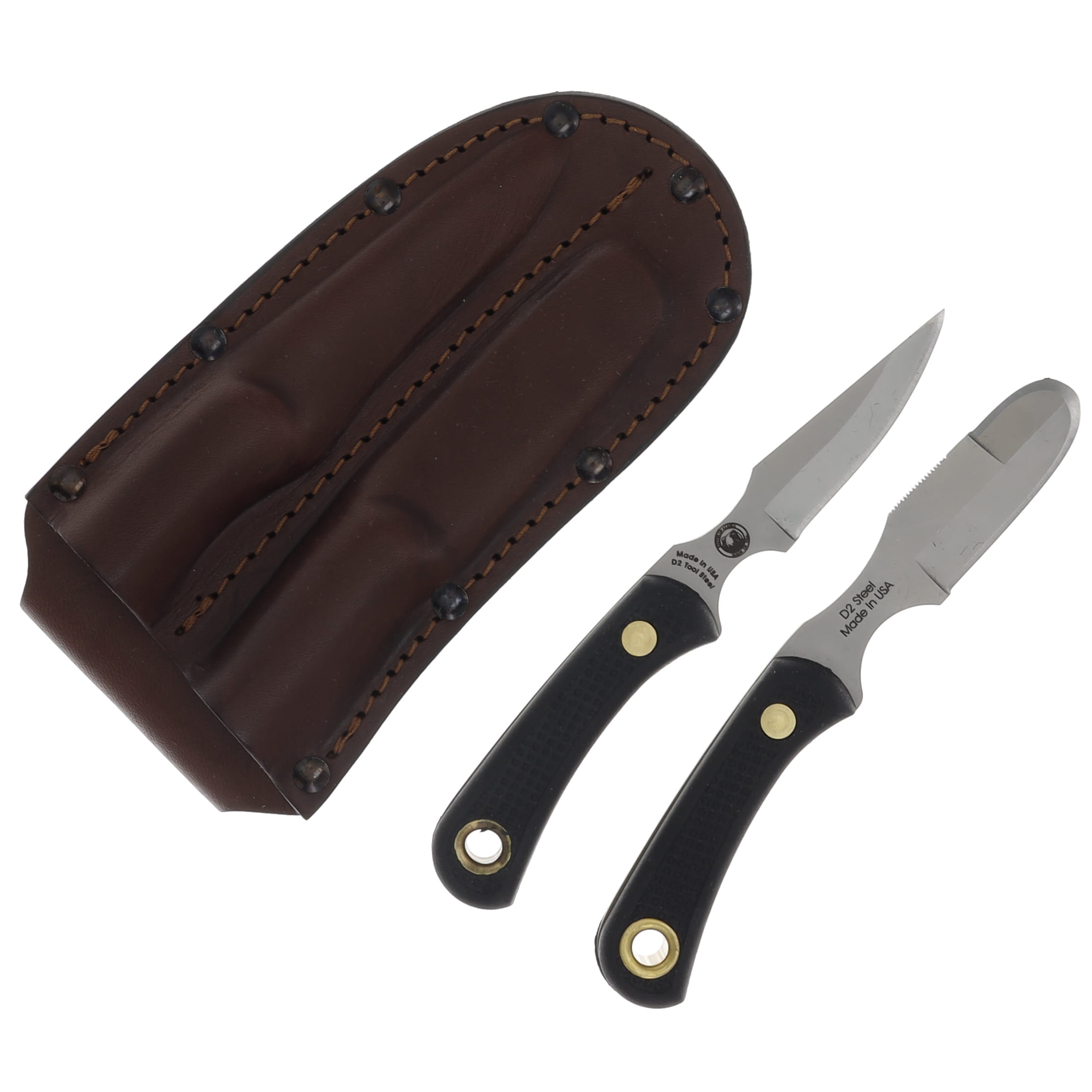 Knives of Alaska Muskrat and Cub Bear Combo Black Suregrip KOA095FG View 1