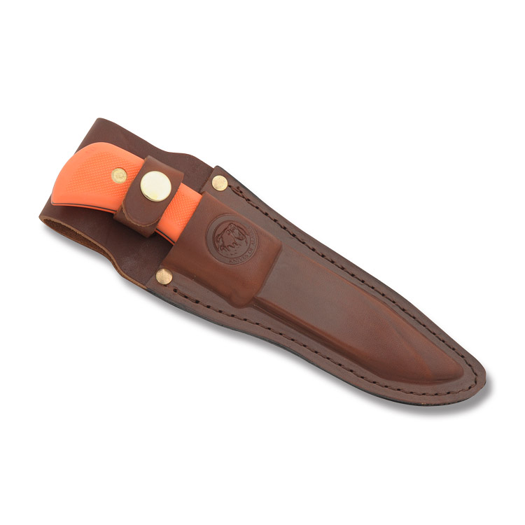 Knives of Alaska Trekker Elk Hunter D2 Drop Point 3.25In Orange SureGrip Handles KOA00177FG View 2
