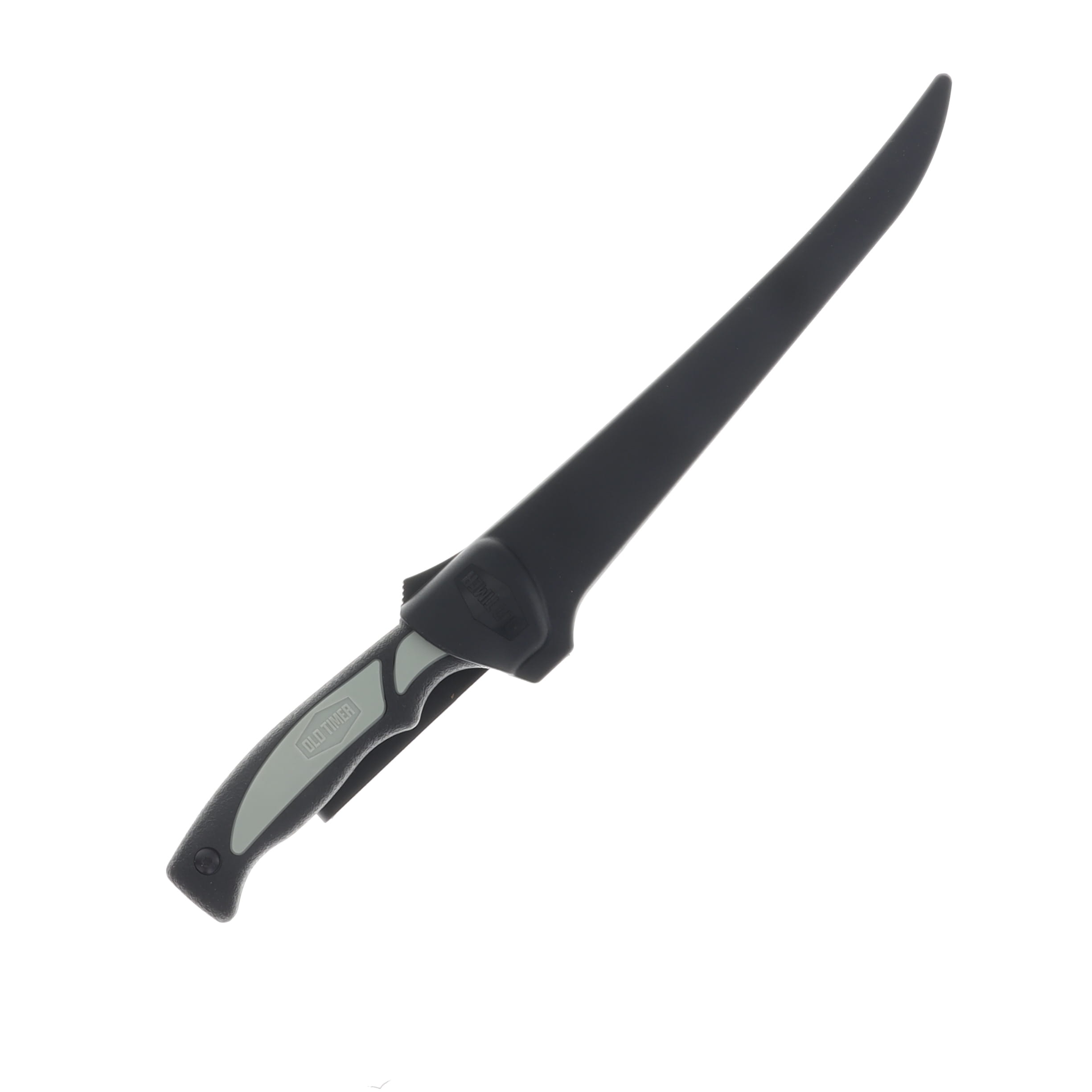 Old Timer Trail Boss Large Fillet Knife Gray – Black 7.5in Plain Fillet 1166381 View 4