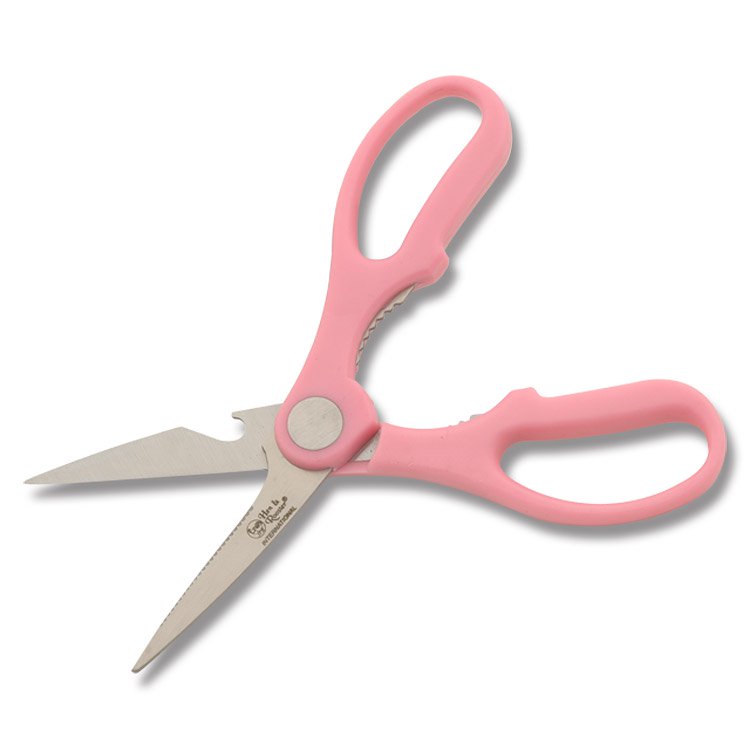Hen & Rooster Pink Kitchen Shears HRI040 View 1