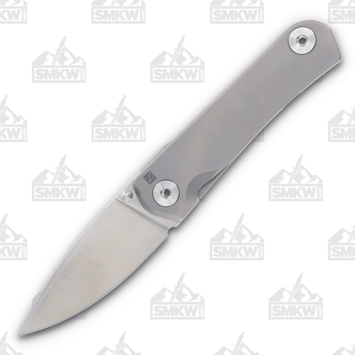 Real Steel Phasma Premium Framelock M390 Gray Titanium RS9225 View 1