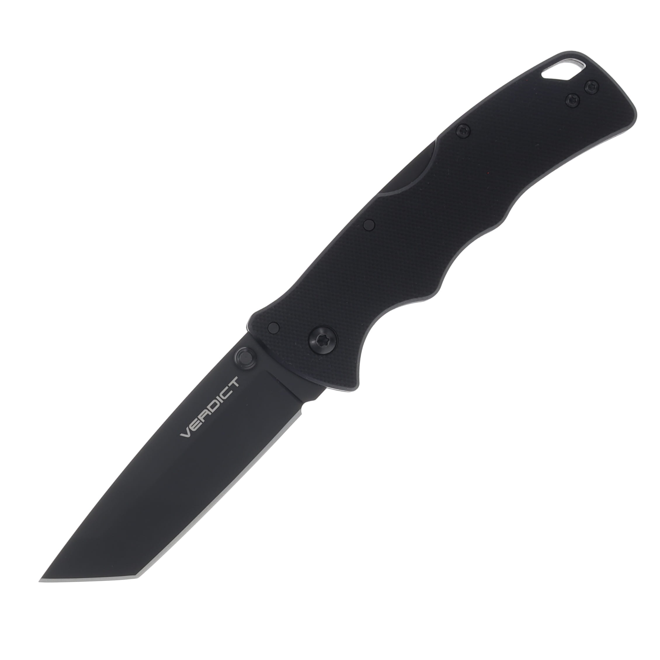 Cold Steel Verdict Folding Knife 3.12" DLC Tanto Black CSFLC3T10A View 1