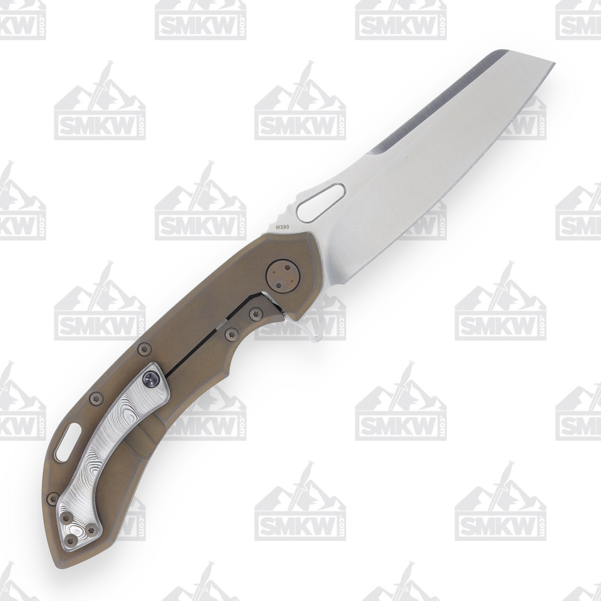 Olamic Wayfarer 247 Folding Knife T428-S iSolo Edition Gunmetal Damasteel T428S View 8