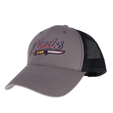 Blades Hat Logo Hat Dark Grey Black View 2